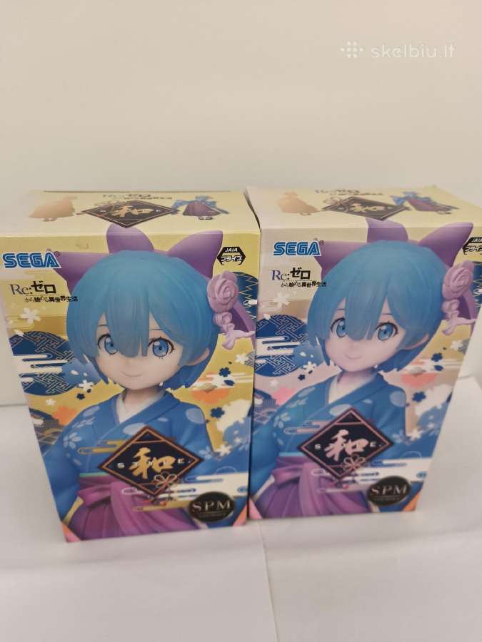 Re:zero anime figūrėlių rinkinys – Rem ir RAM kole - nuotraukos Nr. 6