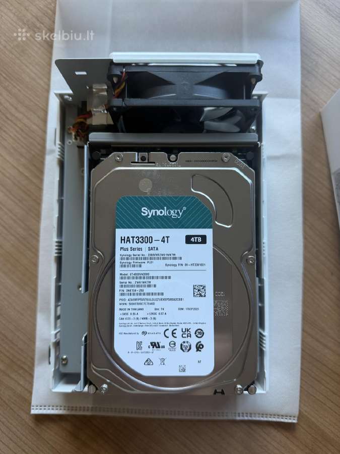 Nas Synology Ds223j Nas serveris su 2x 4tb - nuotraukos Nr. 3