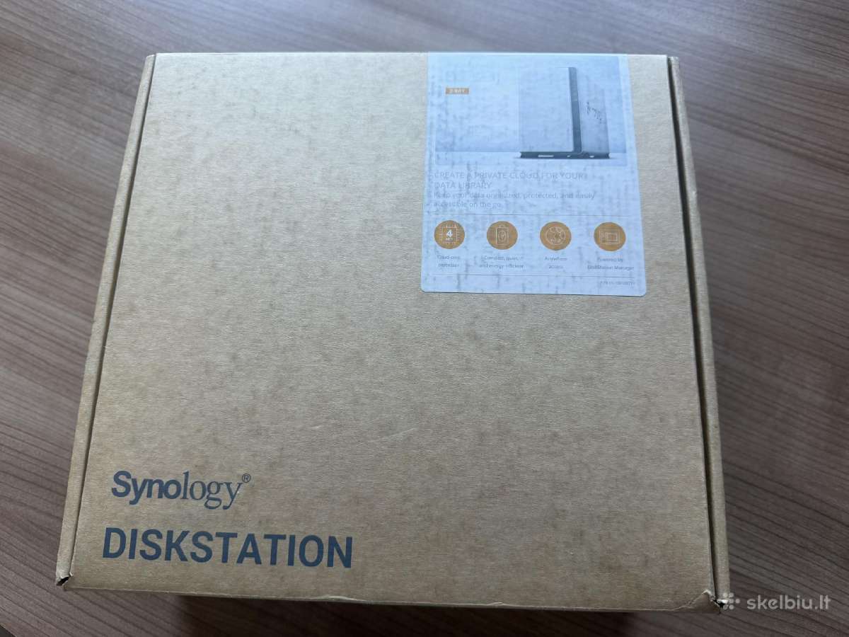 Nas Synology Ds223j Nas serveris su 2x 4tb - nuotraukos Nr. 6
