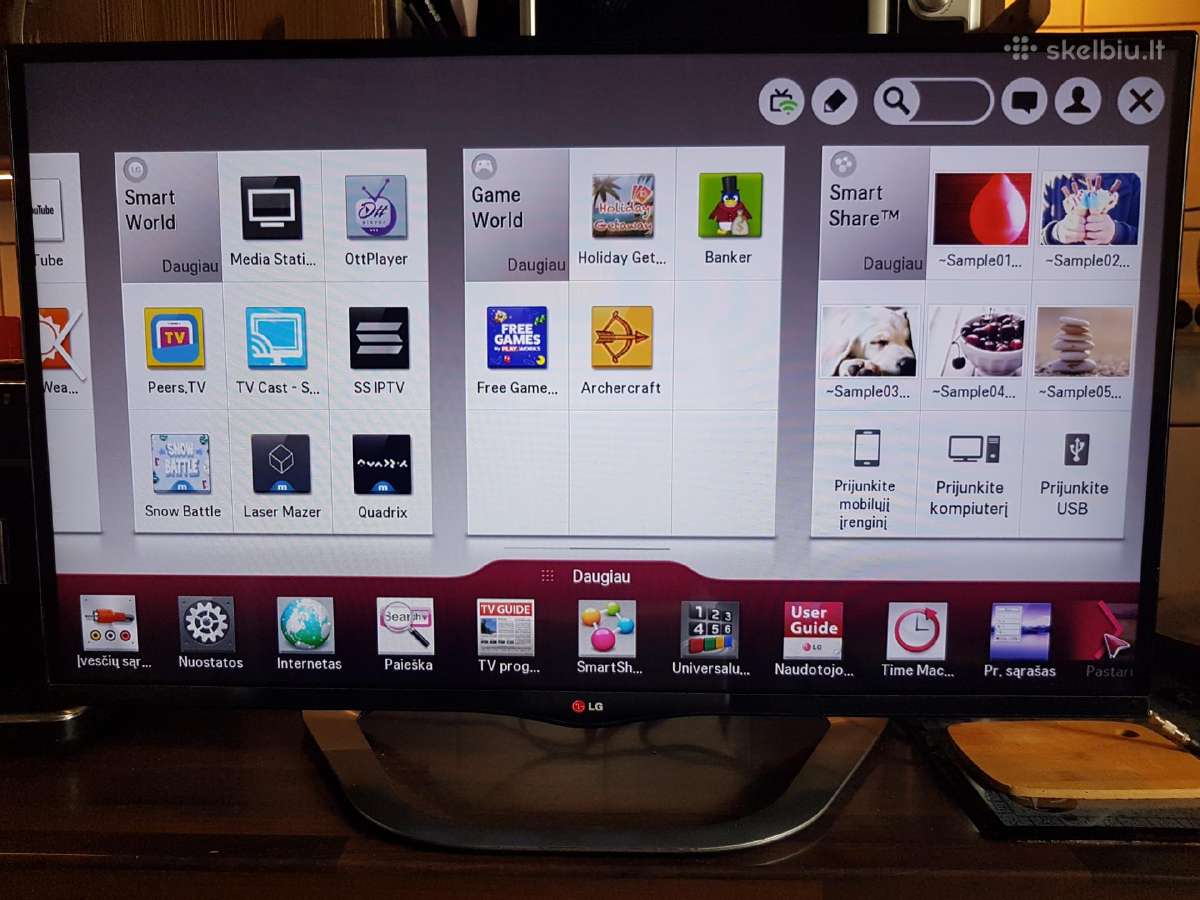42 colių 3D Smart TV LED TV su Magic Remote ir 3D - nuotraukos Nr. 10