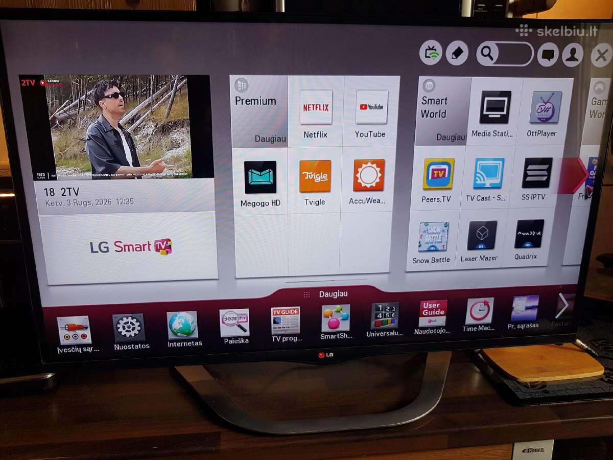42 colių 3D Smart TV LED TV su Magic Remote ir 3D - nuotraukos Nr. 11