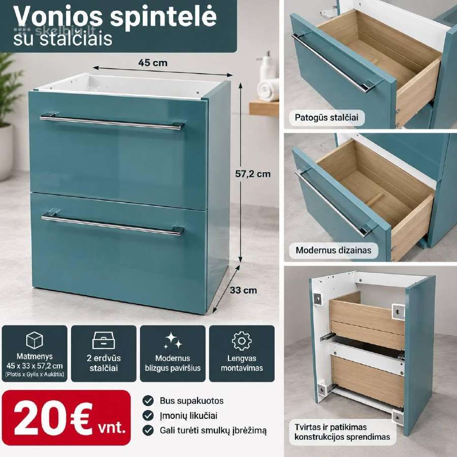 Spintelės Ir Vonios Baldai - nuotraukos Nr. 6