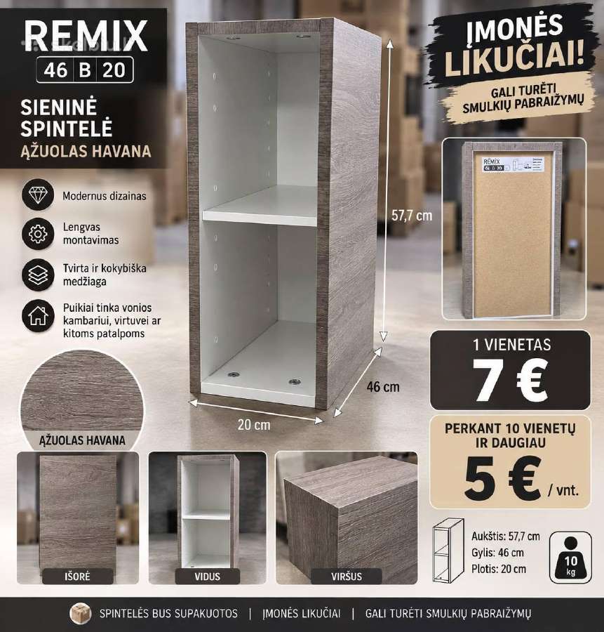 Spintelės Ir Vonios Baldai - nuotraukos Nr. 10