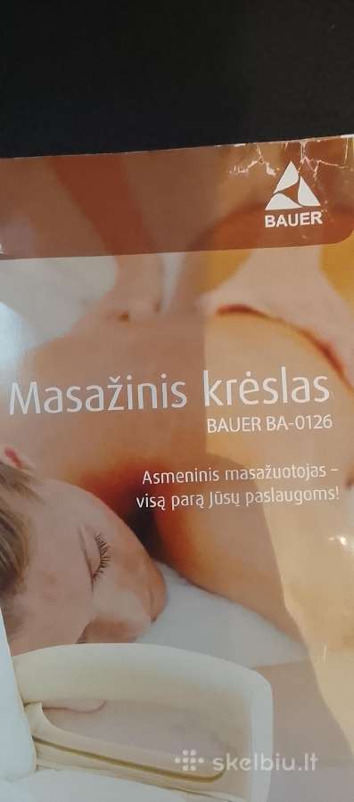 Masazinis kreslas Bauer Ba -0126 - nuotraukos Nr. 3