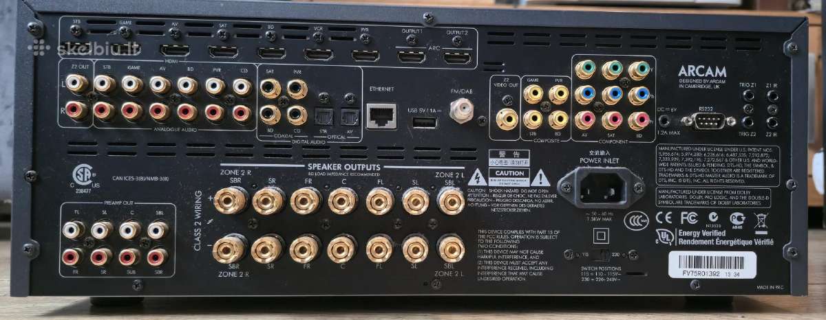 Arcam avr750 - nuotraukos Nr. 3