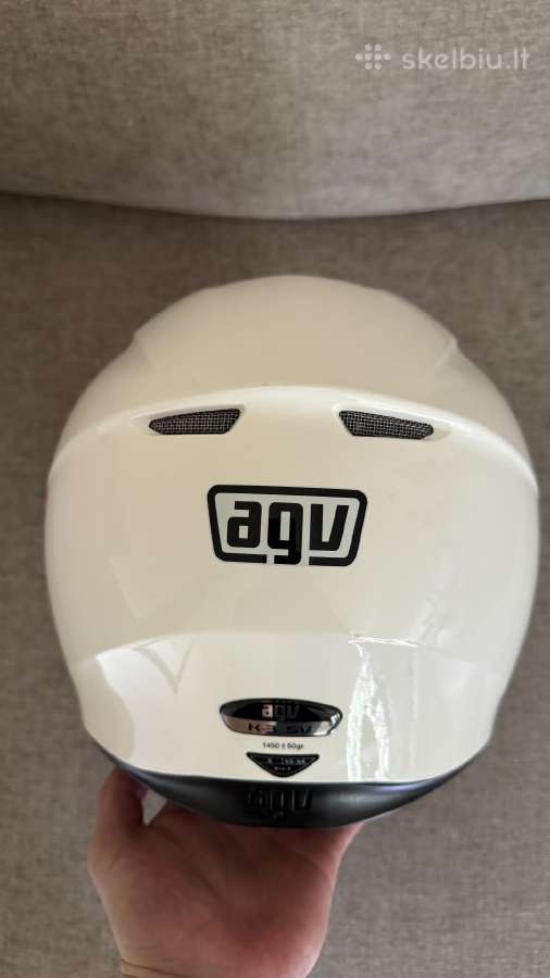Labai mažai naudotas Agv K3 Sv šalmas - nuotraukos Nr. 6