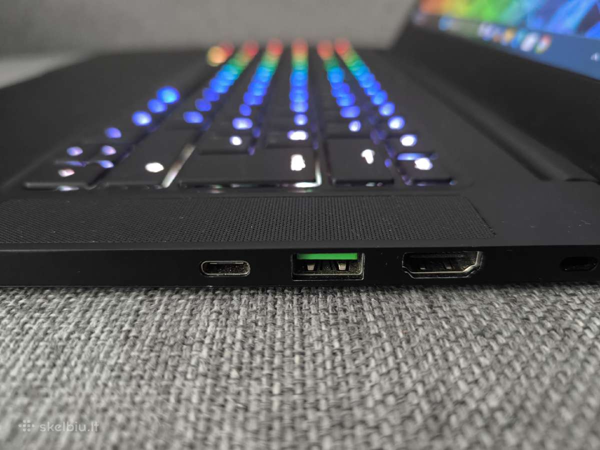 Razer blade i7 7700hq gtx 1060 6gb RAM 16gb - nuotraukos Nr. 4