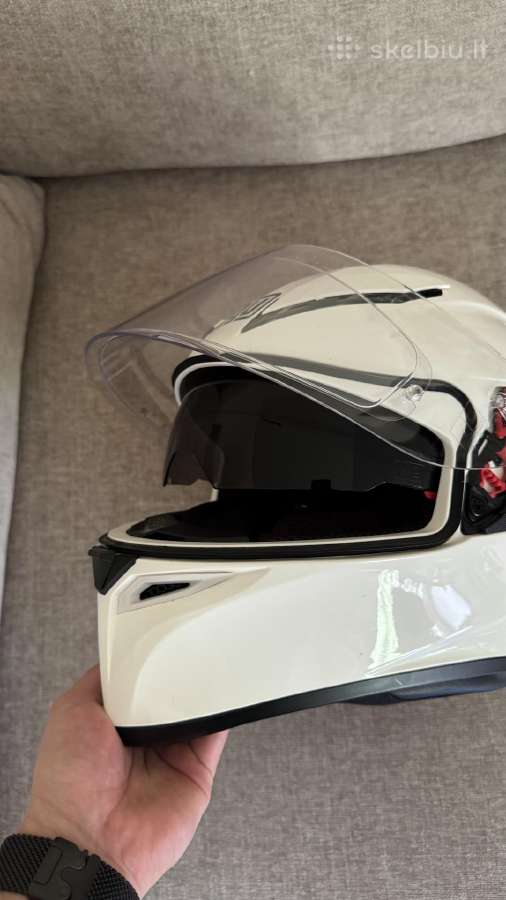 Labai mažai naudotas Agv K3 Sv šalmas - nuotraukos Nr. 7