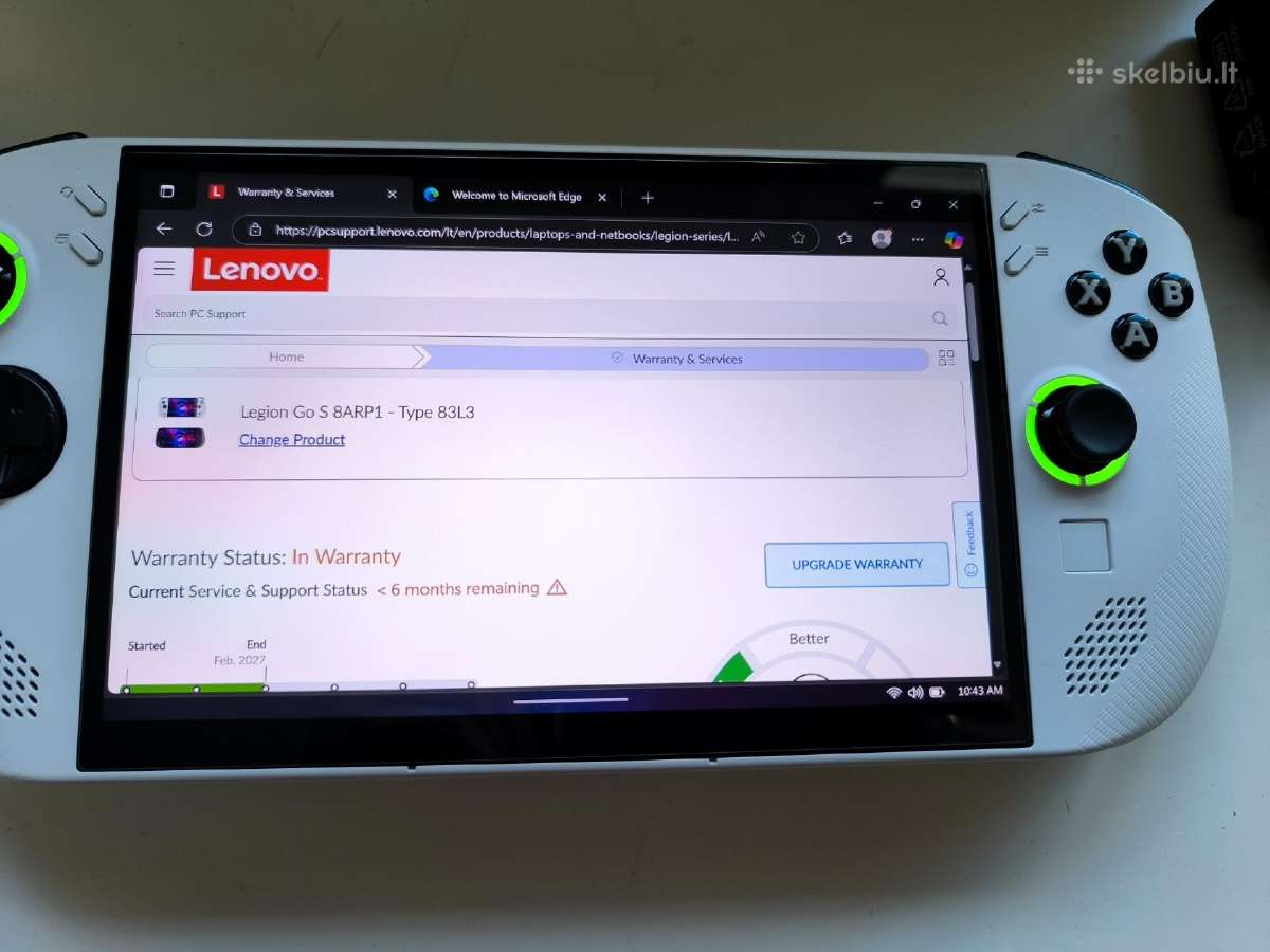 Lenovo Legion Go S 8arp1 Amd Z2 Go 512gb garanti - nuotraukos Nr. 7