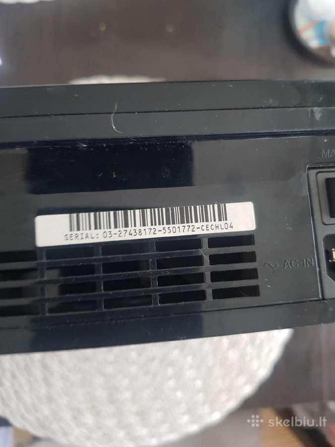 Playstation 3 Fat konsole - nuotraukos Nr. 2