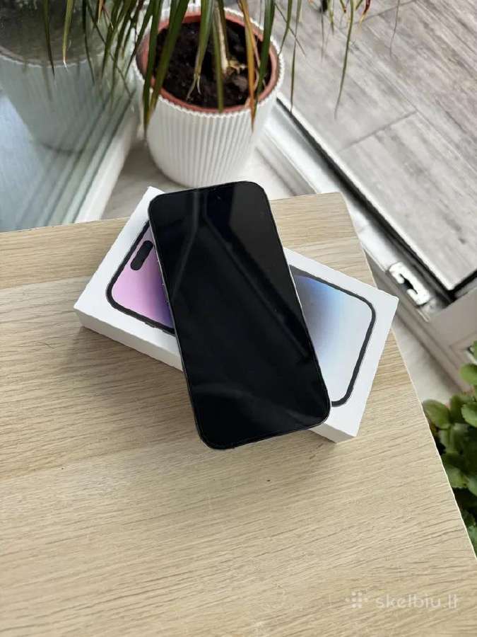 iPhone 14 pro 256gb purple su dokumentais - nuotraukos Nr. 2