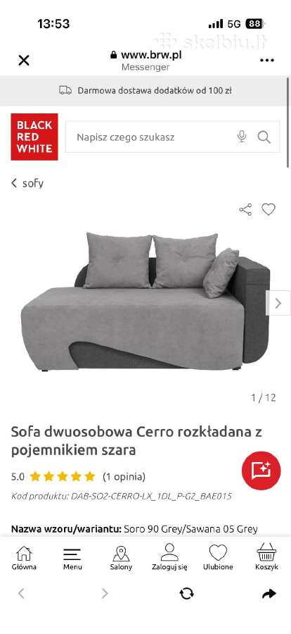 Vaikiška sofa lova - nuotraukos Nr. 2