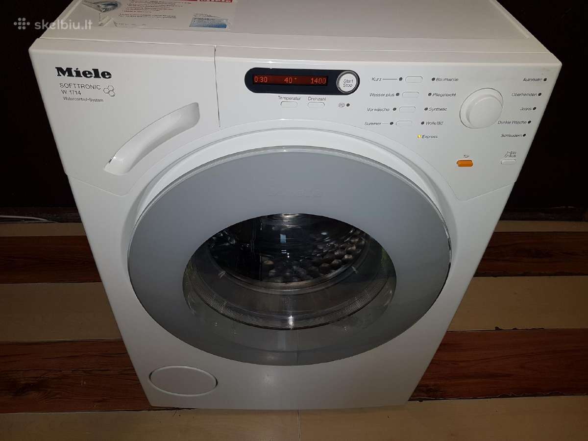 Miele Softronic W1714 6 kg, 1400 Rpm, Vokietija - nuotraukos Nr. 7