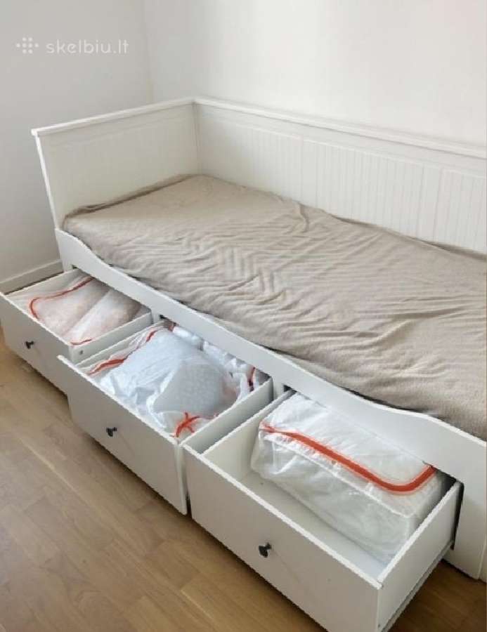 Ikea Hemnes kušetė su 3 stalčiais - nuotraukos Nr. 3