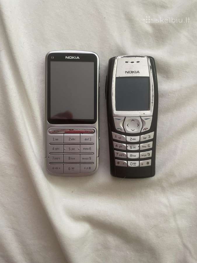 Du Nokia veikiantys telefonai-vienas C3-01 ir 6610 - nuotraukos Nr. 2