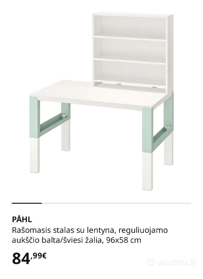 Ikea vaikiškas stalas su kėde - nuotraukos Nr. 6