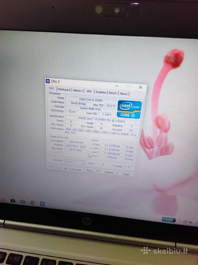 Hp Elitebook 2560p ir Hp Probook 650g1 - nuotraukos Nr. 3