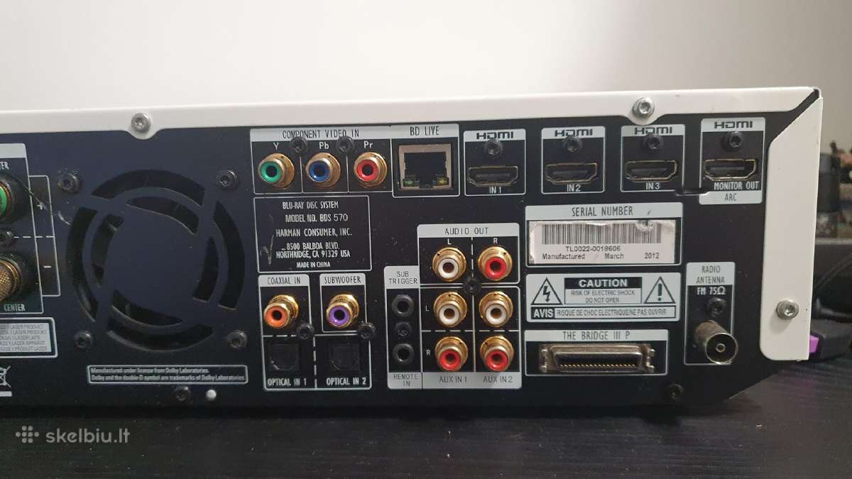 Aukstos klases Harman Kardon stiprintuvas grotuva - nuotraukos Nr. 4