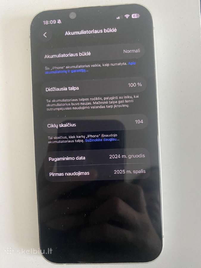iPhone 16e - nuotraukos Nr. 3