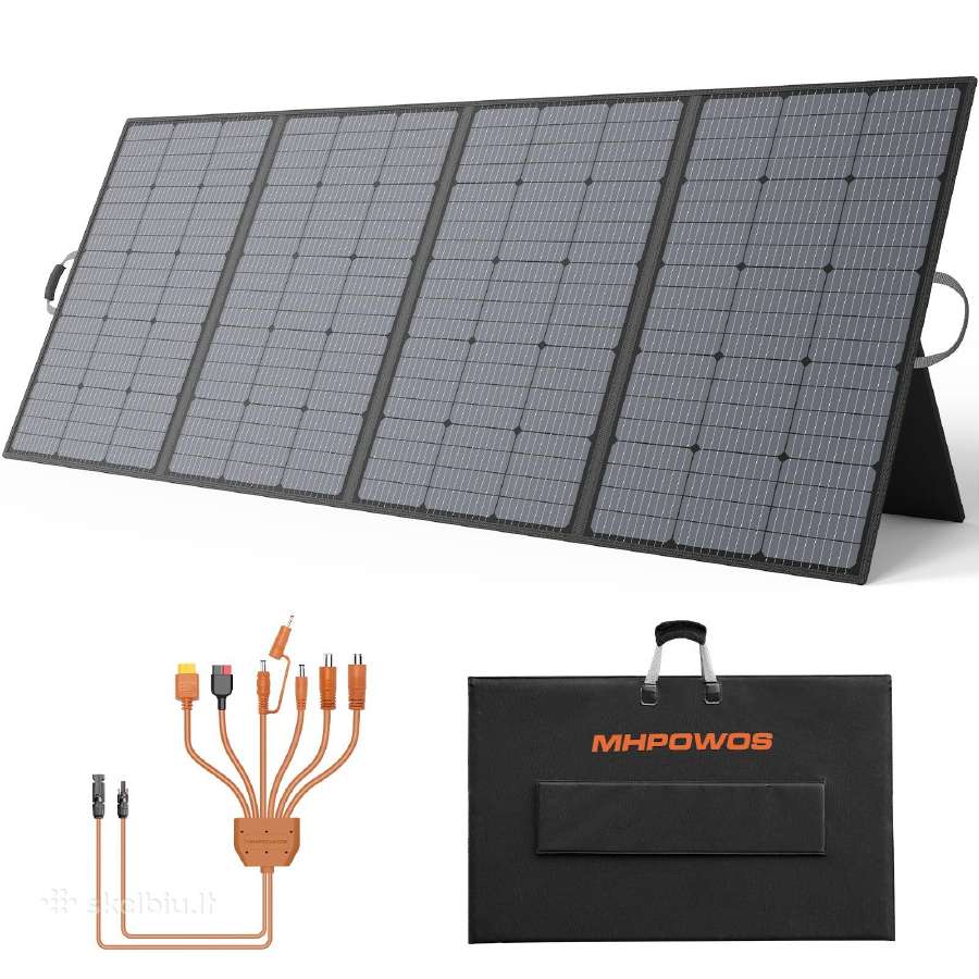 Nešiojama 400w saulės baterija Mhpowos 31v - nuotraukos Nr. 9