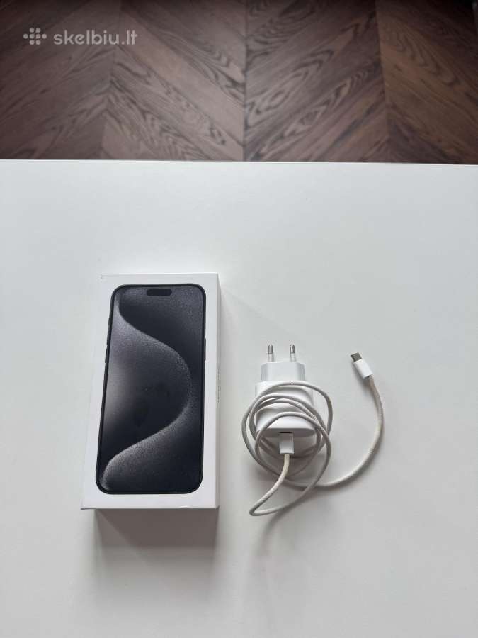 iPhone 15 Pro Max 256 GB Black Titanium - nuotraukos Nr. 3