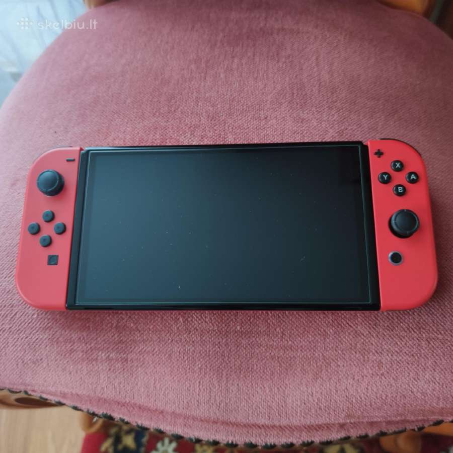 Nintendo Switch Oled Mario Red Edition+ Splatoon 2 - nuotraukos Nr. 2