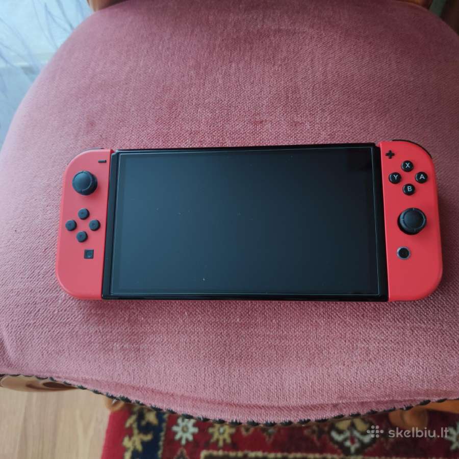 Nintendo Switch Oled Mario Red Edition+ Splatoon 2 - nuotraukos Nr. 14
