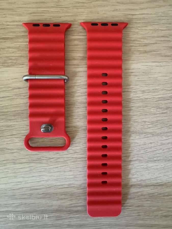 Naujas Apple Watch Ultra Red Band (49,46,45,42). - nuotraukos Nr. 3