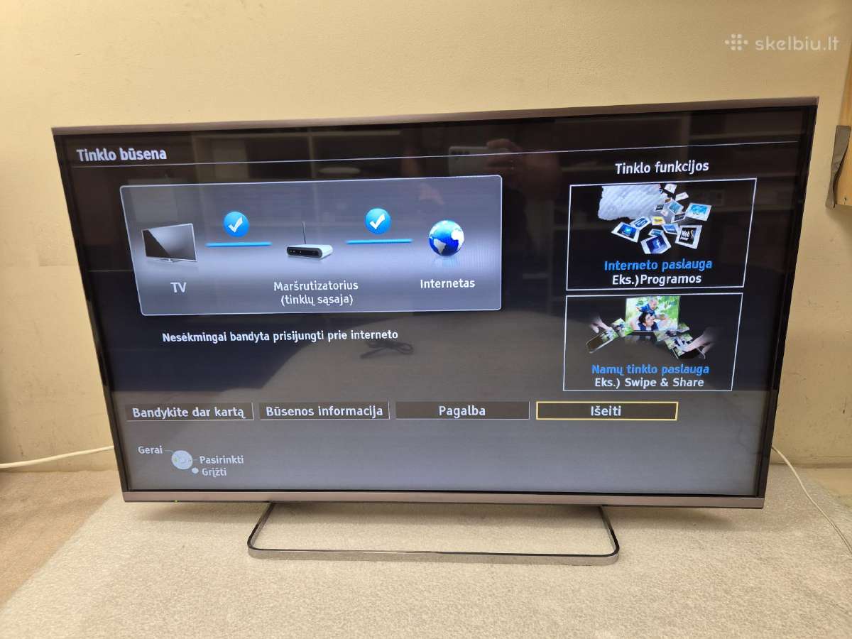 Naudotas LED Smart Fhd TV Panasonic 42"107cm Wi-fi - nuotraukos Nr. 5