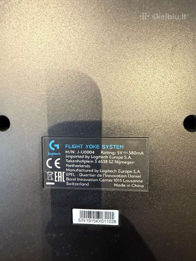 Logitech Saitek Pro Flight komplektas (4 dalys) - nuotraukos Nr. 9