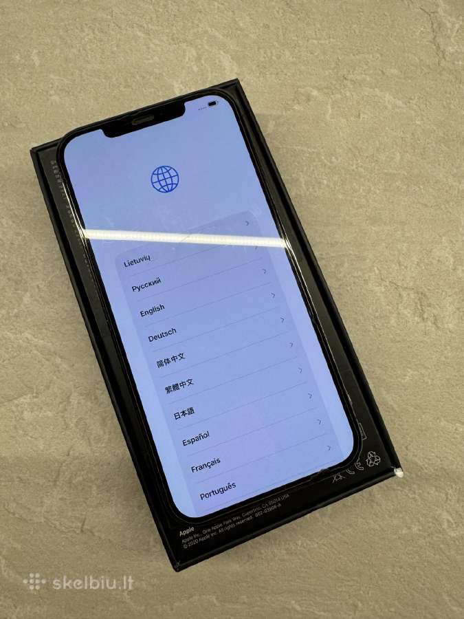 iPhone 12 pro max 256 GB juodas - nuotraukos Nr. 4