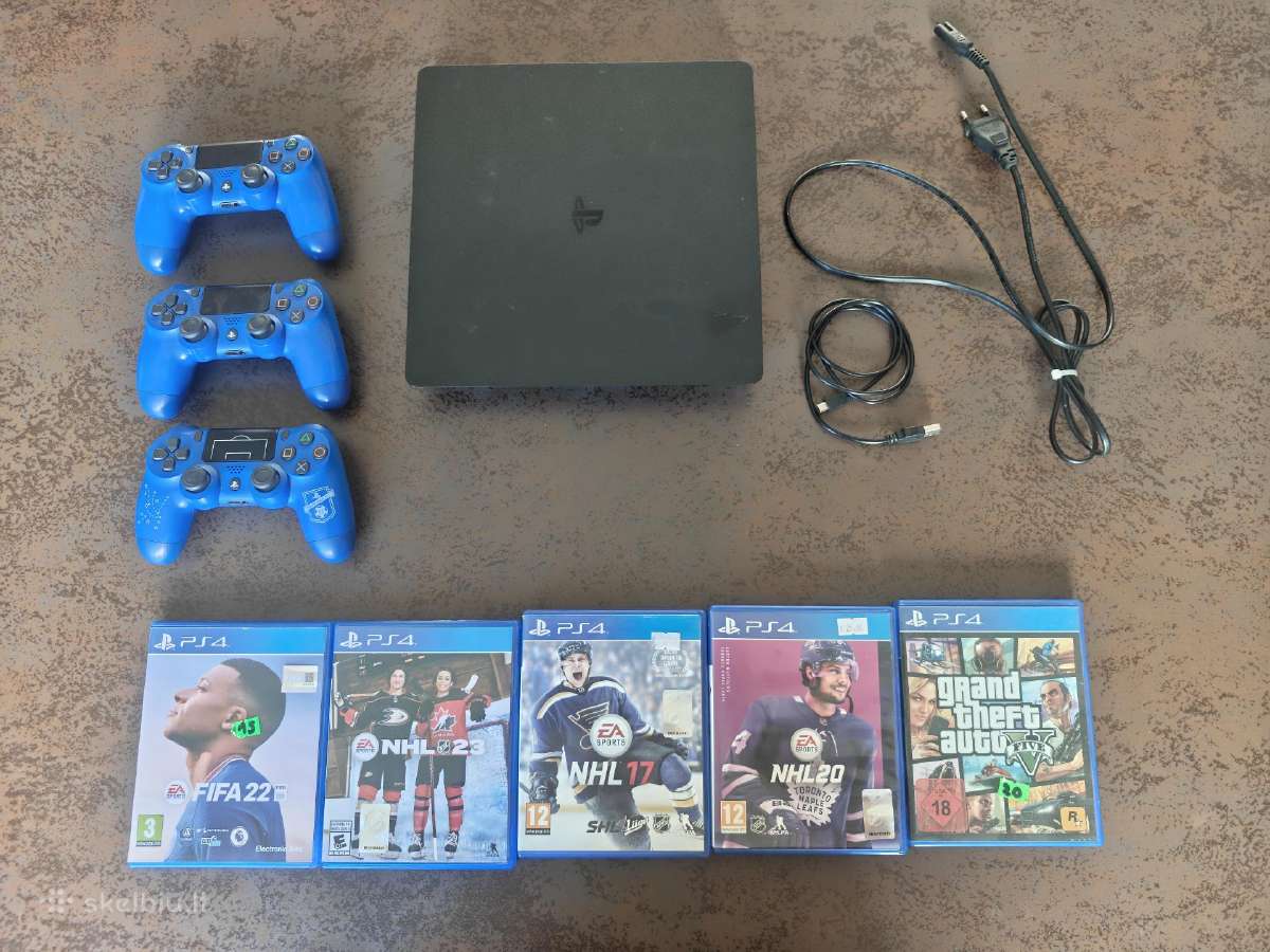 Playstation 4 (Ps4) Slim 1tb Juodas - nuotraukos Nr. 2