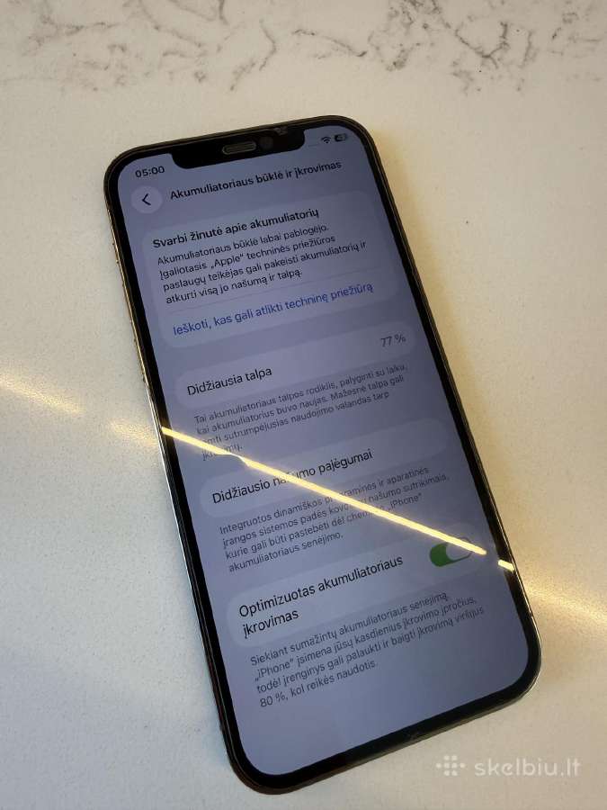 Parduodamas iPhone 12 Pro Gold, 128 GB - nuotraukos Nr. 3