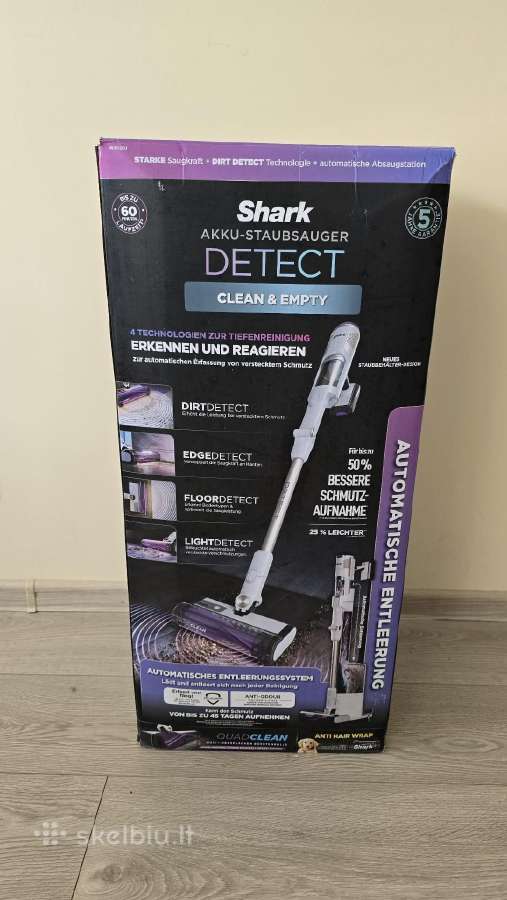 Shark Detect Pro siurblys šluota su stotele - nuotraukos Nr. 9