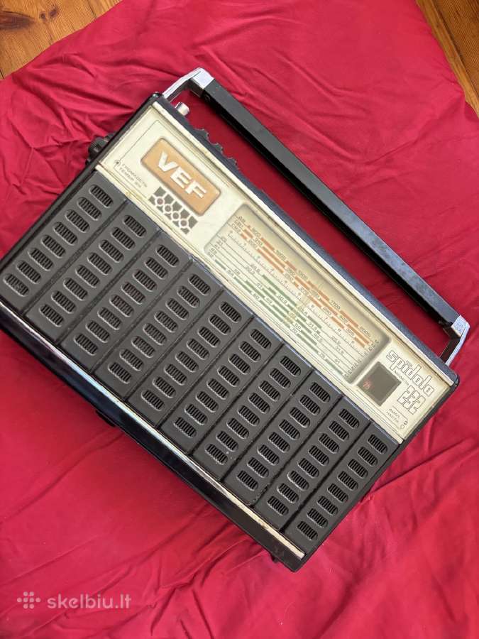 Vef Spidola 232 radio imtuvas (1980 m.) - nuotraukos Nr. 2