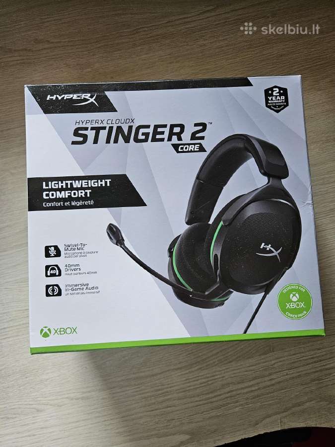 Hyperx Cloud Stinger 2 xbox edition - nuotraukos Nr. 2