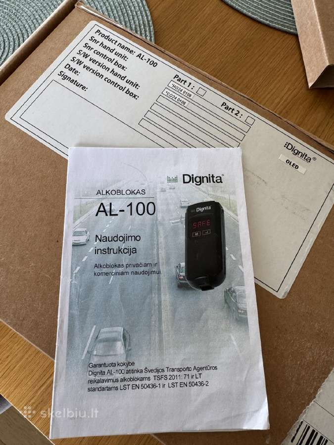 Dignita alkoblokas AL-100 - nuotraukos Nr. 4