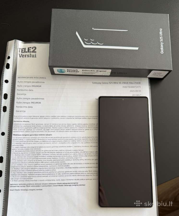 Samsung s25 ultra 256gb - nuotraukos Nr. 5