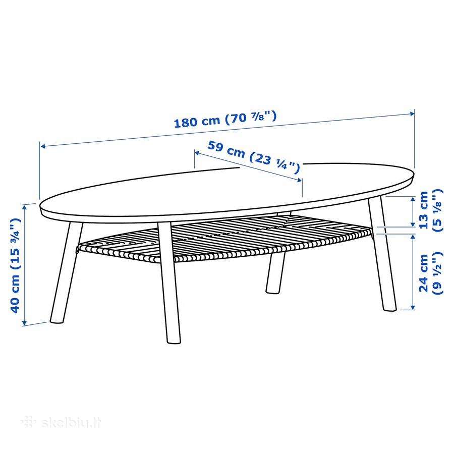 Kavos staliukas Stoholm iš Ikea – 90 € - nuotraukos Nr. 7