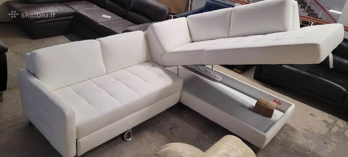 Odiniai Baldai Kampas sofa Reglainer komplektas - nuotraukos Nr. 35