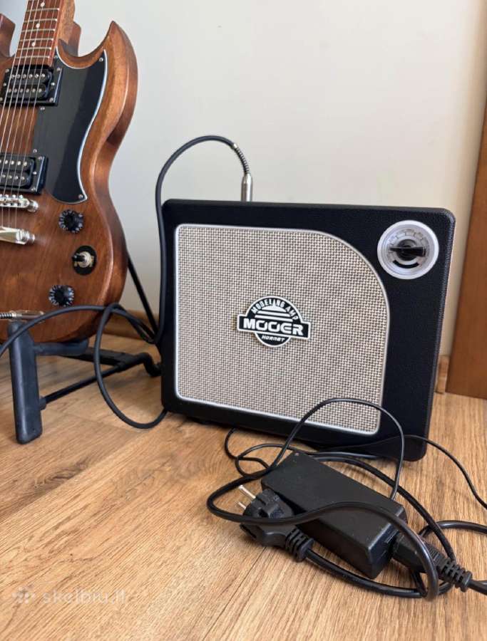 Parduodu Elektrinę Gitarą, pilnas “starter/beginne - nuotraukos Nr. 3