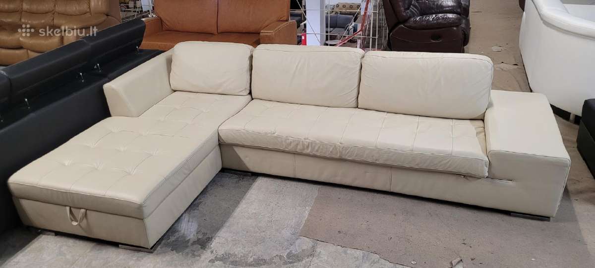 Odiniai Baldai Reglainer komplektas kampas sofa - nuotraukos Nr. 32