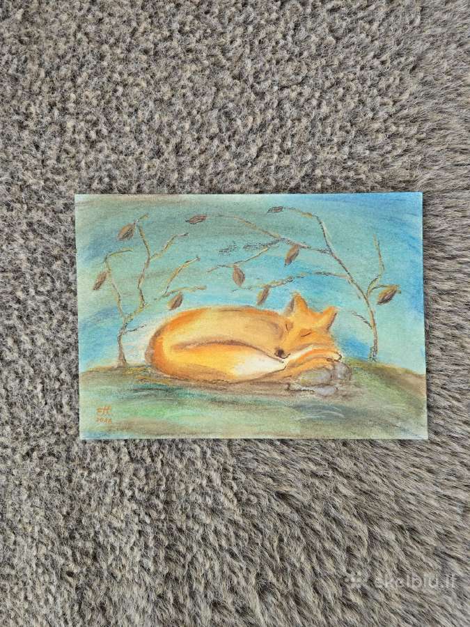 Paveikslas "Rudens lapė" - nuotraukos Nr. 3