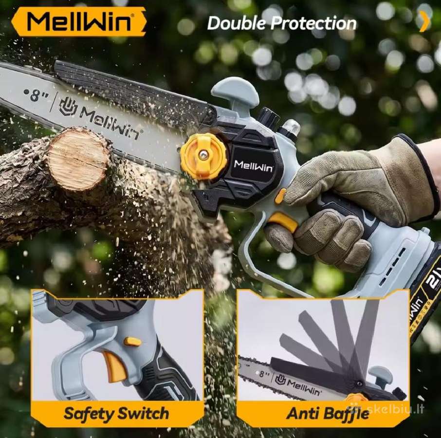 Mellwin 8" 21v bešepetėlinis variklis - nuotraukos Nr. 4