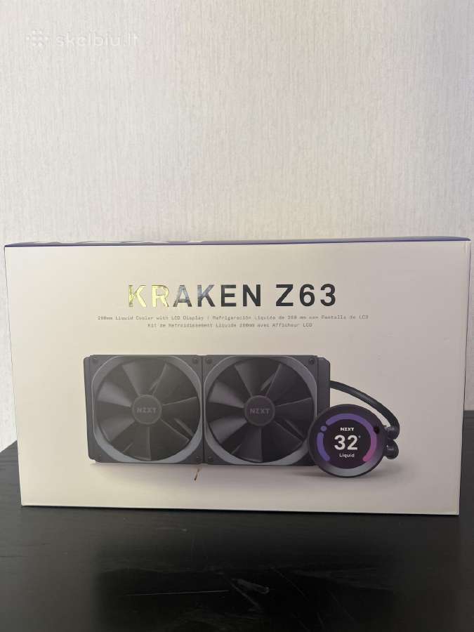Nzxt Kraken Z63 280, juodos spalvos - nuotraukos Nr. 2