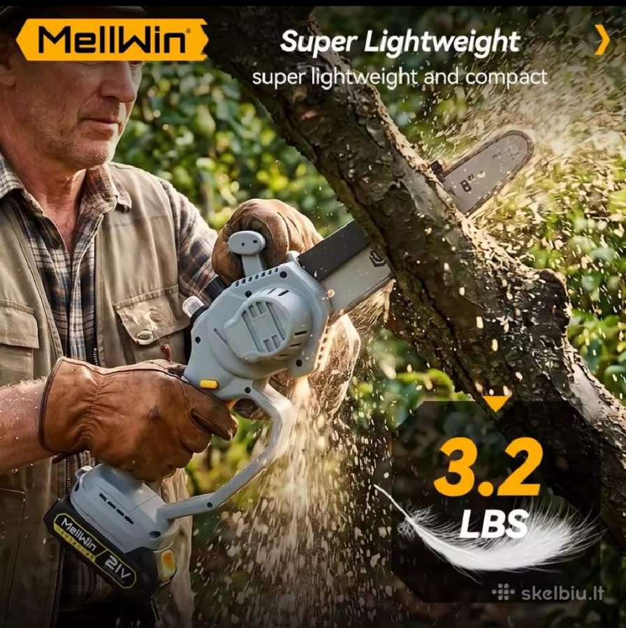 Mellwin 8" 21v bešepetėlinis variklis - nuotraukos Nr. 12