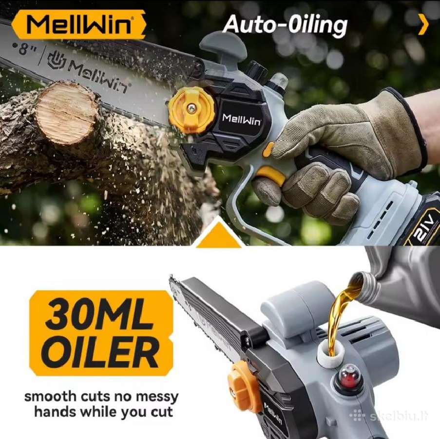 Mellwin 8" 21v bešepetėlinis variklis - nuotraukos Nr. 13
