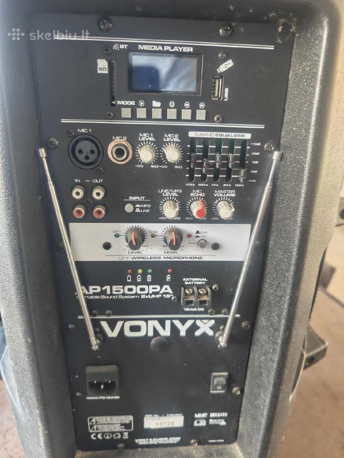 Belaidė garso kolonėlė Vonyx Ap1500pa - nuotraukos Nr. 2