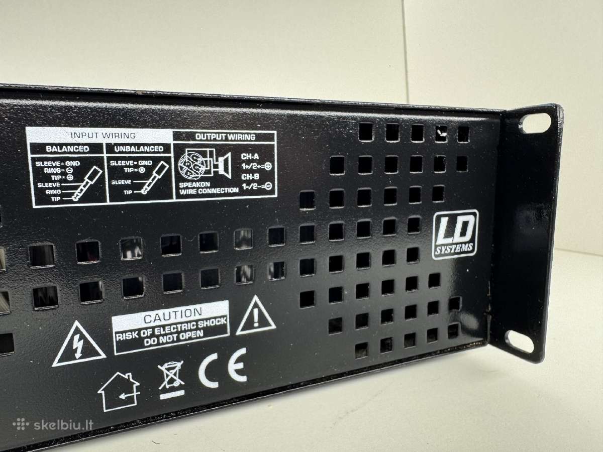 Stiprintuvas Ld Systems Dj200 - nuotraukos Nr. 8