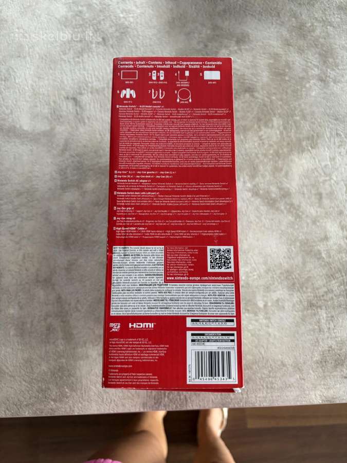 Nintendo Switch Oled baltas - nuotraukos Nr. 3
